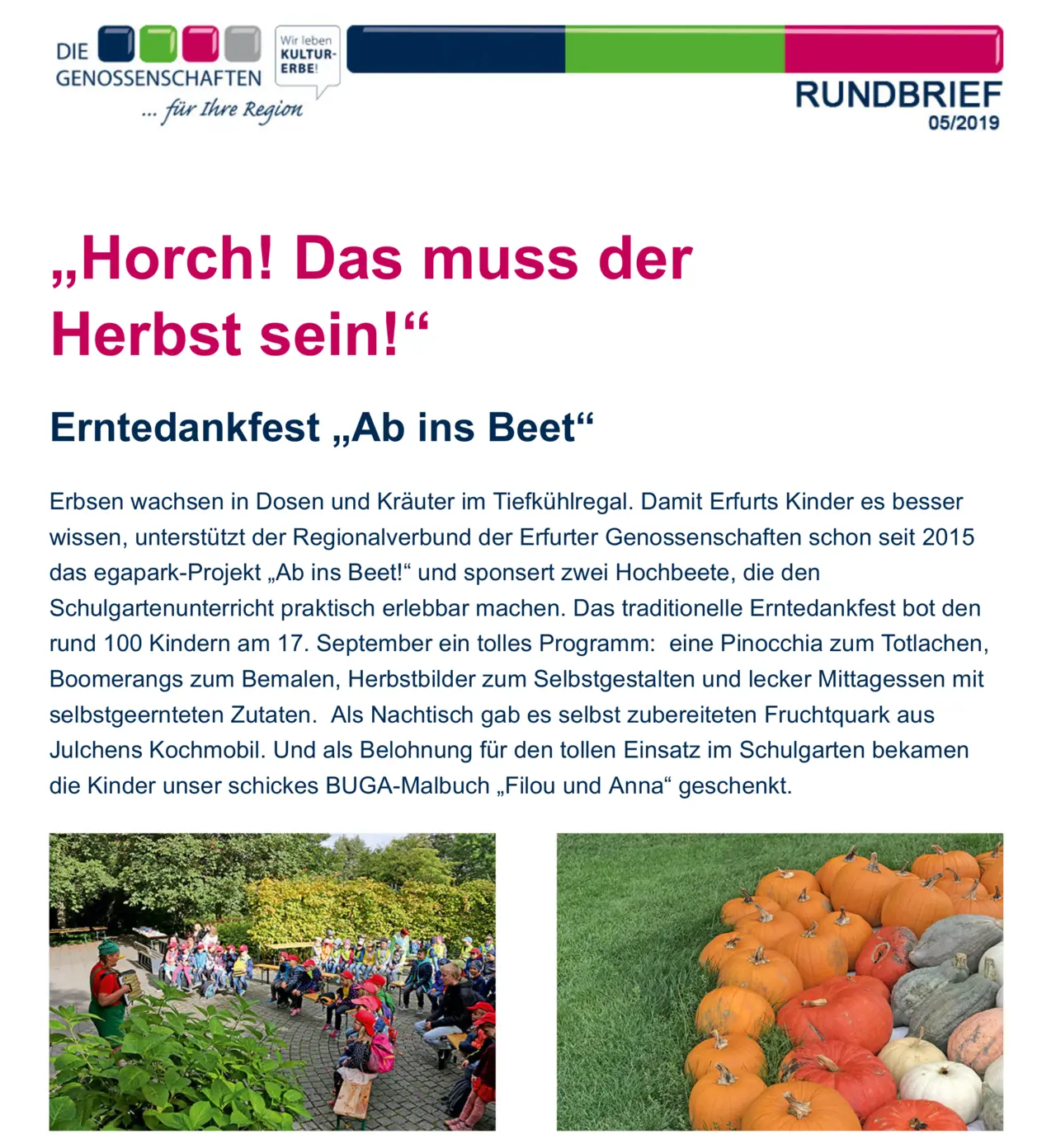 Rundbrief 5/2019