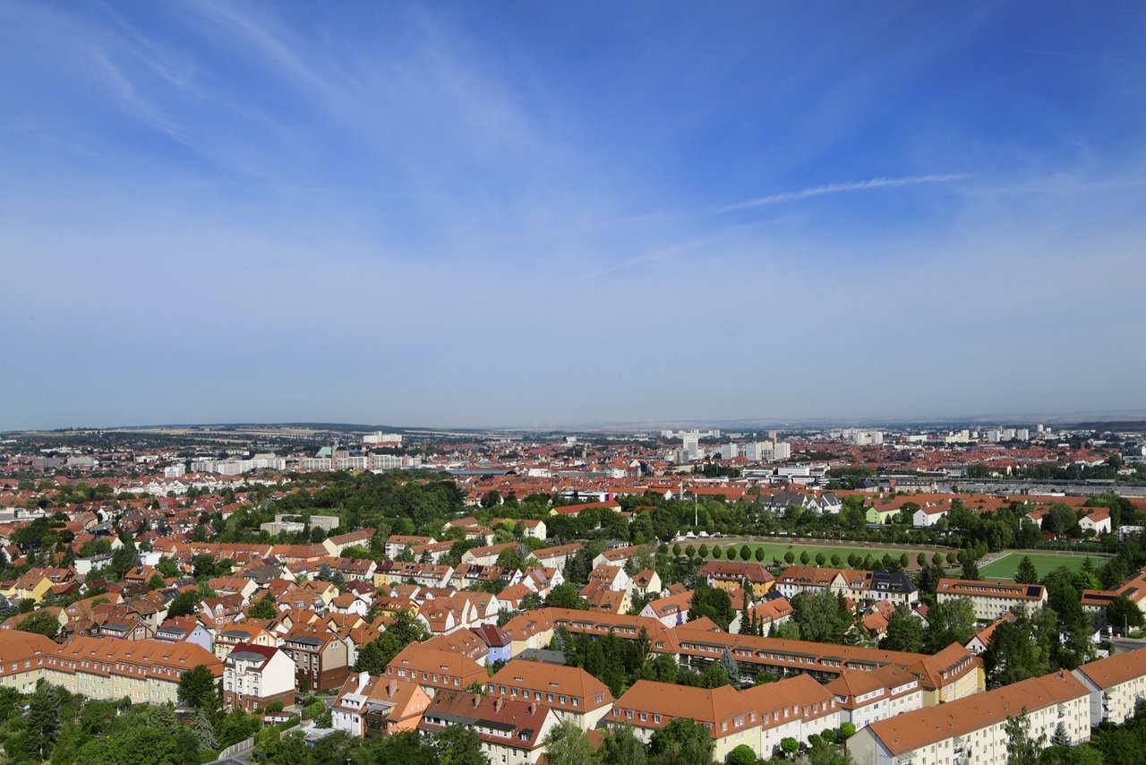 Panorama über Erfurt