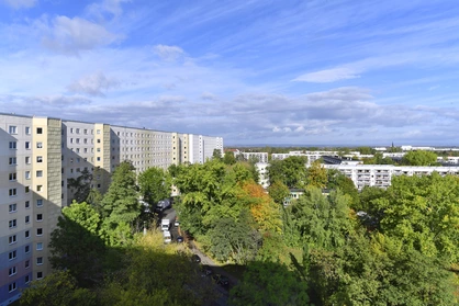 Ausblick über die Wohngegend am Moskauer Platz